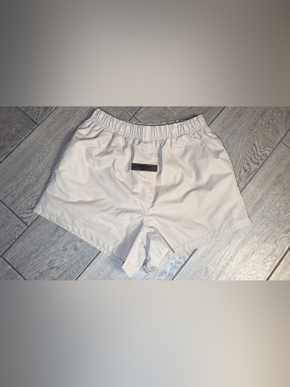 ESSENTIALS Men’s Tan Drawstring Shorts #AB09